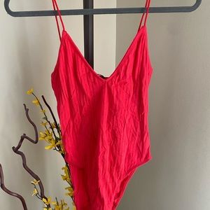 SHEIN size small red bodysuit